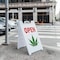 Signmission Cannabis Dispensary Open, Deluxe A-Frame & 2 Installed Decals, Heavy-Duty Plastic Frame SBHD-D-2436-Cannabis Dispensary Open - alternate 4