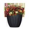 L&G 9.6 in. H X 12 in. W X 12 in. D X 12 in. D Polyresin Spritzer Planter Black PVI8012TKJ - alternate 2