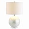Jonathan Y Zuri 23.5" Coastal Contemporary Capiz Seashell Sphere LED Table Lamp, Pearl/White JYL1055A - alternate 8