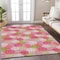Homeroots 3' X 5' Pink Green And Ivory Polka Dot Washable Indoor Outdoor Area Rug 594274 - alternate 7