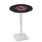 Holland Bar Stool Co 36" Chrome Boston College Pub Table, 36" dia. Top L217C3636BostnC - alternate 1