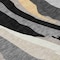 Homeroots 8' X 10' Black Gray And Tan Abstract Washable Indoor Outdoor Area Rug 600945 - alternate 4