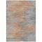 Homeroots 9' X 12' Salmon Gray And Charcoal Abstract Washable Indoor Outdoor Area Rug 587180 - alternate 5