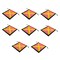Mytee Products 8 Pcs Safety Flag w/Bungees Cord DOT Compliant 18in Reflective High Visibility X, 8PK VMF-B-REFXx8 - alternate 1