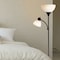 Newhouse Lighting 71in Torchiere William Standing Floor Lamp, Two-in-One Reading Light for Bedroom/Living Room, Black NHFL-WI-BK - alternate 7