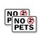 Signmission No Pets, 18'' X 24'' 2 Signs, Heavy Gauge Aluminum, 2PK A-1824-2PACK-2754 - alternate 1