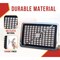 Mytee Products Chrome & Black Bumper Cover Grille Kit w/Bug Screen for VNL Replaces 20370165 GRILLE-VNL-0417-KIT - alternate 7