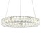 Jonathan Y Reese 15.7" Adjustable Integrated LED Metal/Crystal Pendant, Chrome/Clear JYL7218A - alternate 12