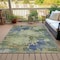 Homeroots 5' X 8' Purple Olive Green And Taupe Abstract Washable Indoor Outdoor Area Rug 630742 - alternate 7