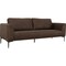 Homeroots 87" Brown Sofa With Black Legs 480933 - alternate 7