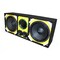 Deejay Led Loaded Box w/Two Despacito Heavy Duty 12-in Woofers One Horn and w/Two Bullet Tweeters YELLOW TBH12YELLOW - alternate 7
