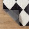 World Rug Gallery Diamond Pattern Shag Area Rug 2 ft x 3 ft Anthracite WR123ANTHRACITE2X3 - alternate 7