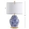 Jonathan Y Gretchen 25" Classic Traditional Ginger Jar Ceramic/Metal LED Table Lamp, Blue/White JYL3051A - alternate 11