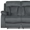 Homeroots 40" Modern Grey Fabric Loveseat 329388 - alternate 7