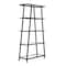 Homeroots 70" Black Metal and Glass Five Tier Etagere Bookcase 527577 - alternate 4
