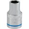 Channellock 1/2'' Drive 10 mm 6-Point Shallow Metric Socket 302794 - alternate 1