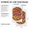 Signmission Pizza, Vinyl Decals Only 24 Inch x 36 Inch, Vinyl Decal, 2PK DSB-2436-2PACK-Pizza - alternate 2