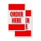 Signmission Order Here, Vinyl Decals Only 24 Inch x 36 Inch, Vinyl Decal, 2PK DSB-2436-2PACK-Order Here - alternate 1