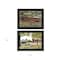 Homeroots Set Of Two The Spring House 2 Black Framed Print Wall Art, 2PK 406169 - alternate 4