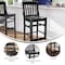 Flash Furniture HERCULES School House Back Black Wood Restaurant Barstool XU-DG-W0006B-BLK-GG - alternate 13