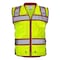 Dome75 OMNI Series OV6100 HiVis Class 2 Heavy Duty Utility Vest MD OV6124 - alternate 1
