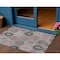 Homeroots 3' X 5' Gray Mauve And Charcoal Southwestern Washable Indoor Outdoor Area Rug 615134 - alternate 1