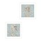 Homeroots Set Of Two Coral Seahorse White Framed Print Wall Art, 2PK 408174 - alternate 1