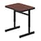 Correll HPL Student Desk, 20 in D X 27 in W X Particleboard, Cherry W/ Cherry Band CSA2027-21-09-21 - alternate 1