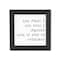 Homeroots Black And White I Cant Say I Love You Enough Black Framed Print Wall Art 569563 - alternate 8