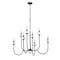 Z-Lite Allistair 8-Light Chandelier, 36 in W, Matte Black 352-8MB - alternate 6