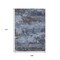 Homeroots 9' X 12' Blue And Charcoal Abstract Washable Indoor Outdoor Area Rug 630919 - alternate 5