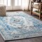 Jonathan Y Modern Persian Boho Vintage Medallion Cream/Blue 5 ft. x 8 ft. Area Rug MDP202A-5 - alternate 1