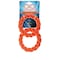 Infinity Dog Toy, 2-Ring, Thermoplastic Rubber, Orange ZD2059 69 - alternate 2