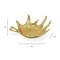 Homeroots 10in Gold Antler Cast Iron Vanity Tray 483163 - alternate 4