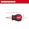 Milwaukee Tool Stubby Screwdriver 6in1 48-22-2762 - alternate 15