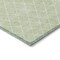 Homeroots 5' X 8' Mint Green And Ivory Geometric Washable Indoor Outdoor Area Rug 596124 - alternate 7