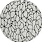 Homeroots 8' Ivory And Black Round Geometric Washable Indoor Outdoor Area Rug 599204 - alternate 6