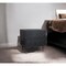 Homeroots 28" Distressed Black Two Drawer Solid Wood Nightstand 569605 - alternate 6