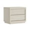 Manhattan Comfort Navis 26 in Nightstand in Whitewashed Oak (2-Drawer) NS1771-1 - alternate 5