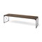 Homeroots Rectangular Mango Woodmedium Brown Top And Black Iron Base Accent Bench 376175 - alternate 8