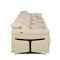 Homeroots 166" Beige Top Grain Leather Reclining Metal USB Sofa 720371 - alternate 6