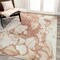 Jonathan Y Marmo Abstract Marbled Modern Orange/Cream 5 ft. x 8 ft. Area Rug CTP201A-5 - alternate 6