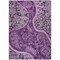 Homeroots 10' X 14' Purple And Charcoal Floral Medallion Washable Indoor Outdoor Area Rug 603196 - alternate 6
