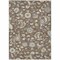 Homeroots 8' X 10' Chocolate Beige And Blue Floral Washable Indoor Outdoor Area Rug 597809 - alternate 7