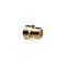 Gilmour Hose Connector 1/2 & 3/4" Brass Threaded Double Male 807504-1002 - alternate 2