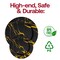 Smarty Had A Party 13 Black with Gold Marble Round Disposable Paper Charger Plates 120 Plates, 120PK 2690-RGBM-CASE - alternate 6