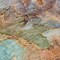 Homeroots 9' X 12' Copper Orange And Teal Blue Abstract Washable Indoor Outdoor Area Rug 581765 - alternate 5