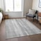 Homeroots 10' X 14' Silver Gray And Graphite Botanical Leaves Washable Indoor Outdoor Area Rug 581995 - alternate 7