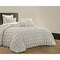 Homeroots Beige Twin Polyester 180 Thread Count Washable Duvet Cover Set 529021 - alternate 7