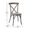 Flash Furniture Advantage Grey X-Back Chair X-BACK-GREY - alternate 9